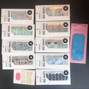 Collection of Scratch Nail Strips